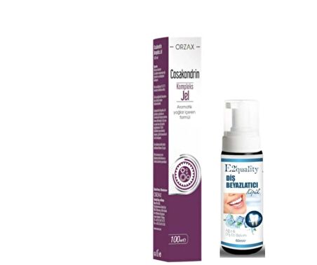 Orzax Cosakondrin Jel 100ml - Diş Beyazlatıcı Köpük Hediye