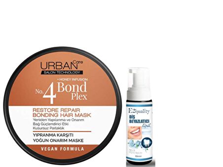 No.4 Bond Plex Yoğun Onarım Maskesi - Diş Beyazlatıcı Köpük Hediye 