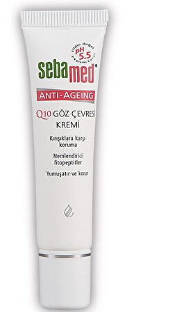 Sebamed Q10 Yaşlanma Karşıtı Göz Çevresi Kremi 15 ml- Diş Beyazlatıcı Köpük Hediye