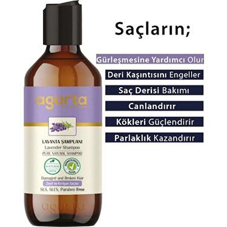 Agarta Lavanta Şampuanı 400 ml