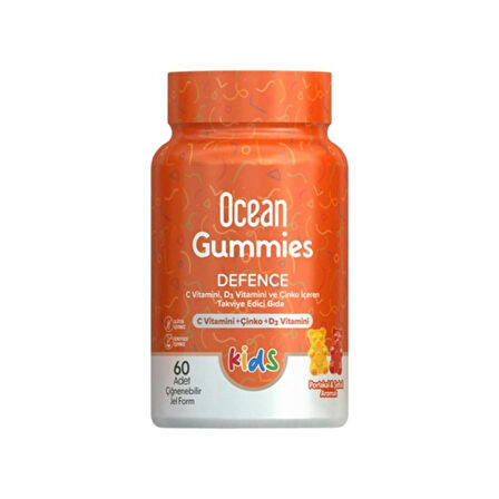 Ocean Smart Gummies Defence 60 Çiğnenebilir Jel Form