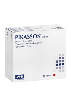 Pikassos İnositol ve Resveratrol 45 Tablet