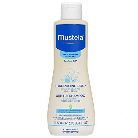 Mustela Gentle Göz Yakmayan Bebek Şampuanı 500 ml