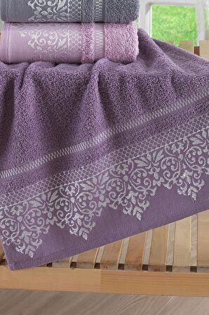 Damask 4'lü 50x90 cm El&Yüz Havlu Seti | %100 Pamuklu