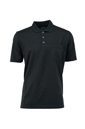 Oppland Erkek Polo Yaka Cepli Kısa Kollu Tam Kalıp Normal Kesim Pamuklu Kumaş T-Shirt