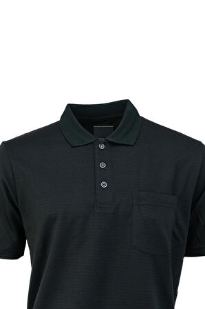 Oppland Erkek Polo Yaka Cepli Kısa Kollu Tam Kalıp Normal Kesim Pamuklu Kumaş T-Shirt