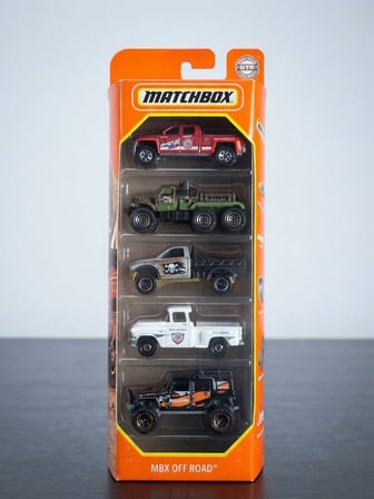 Matchbox MBX Off Road 5'li Model Araba Seti 1:64 Ölçekli Metal Araç