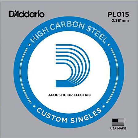 DADDARİO PL015 ELEKTRO VE AKUSTİK GİTAR TEK TEL