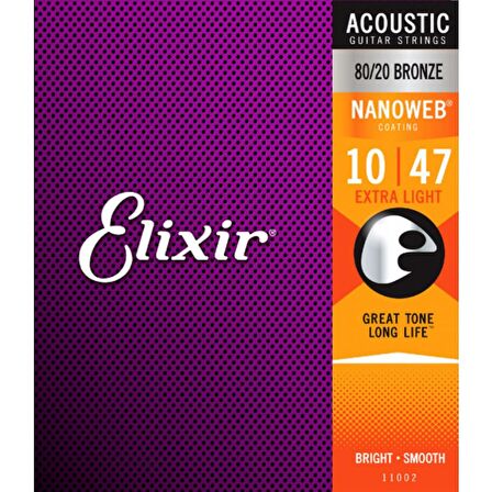 ELİXİR 11002 010-047 BRONZ AKUSTİK GİTAR TELİ