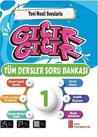 1.Sınıf 2.Dönem Yeni Nesil Sorularla Gıcır Gıcır Soru Bankası + 10 lu Okuma Hikaye Seti