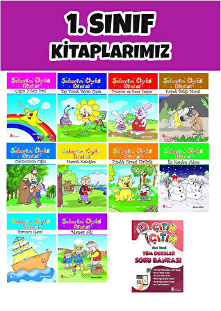 Ata 1.Sınıf 2.Dönem Yeni Nesil Sorularla Çıtır Çıtır Soru Bankası + 10 lu Okuma Hikaye Seti 2