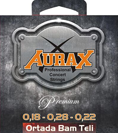 AURAX AX-18B SAZ TELİ PROFESYONEL ORTADA BAMLI 0.18 KISA SAP