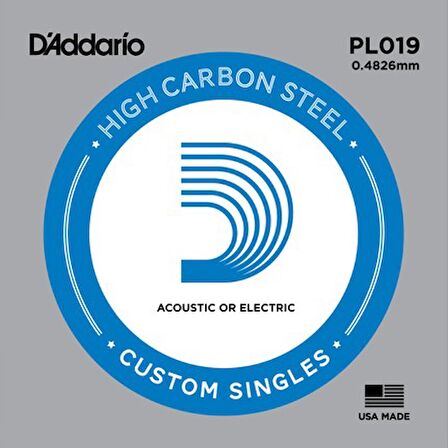 DADDARİO PL019 ELEKTRO VE AKUSTİK GİTAR TEK TEL