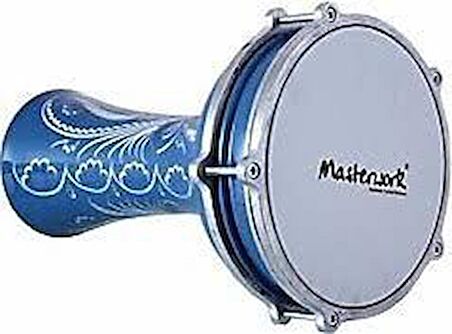 MASTERWORK 5 NO ERZİNCAN İŞLEMELİ MAVİ DARBUKA