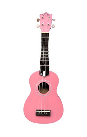 PUKA UK-21PK SOPRANO UKULELE PEMBE KILIF HEDİYE