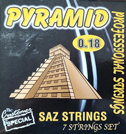 ÖDEMİŞ PYRAMİD 0.18 KISA SAP BAĞLAMA TELİ