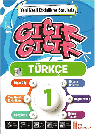 Ata 1.Sınıf 2.Dönem Seti ( Gıcır Türkçe- Matematik-Çıtır Çıtır Soru Bankası-Kodlama)