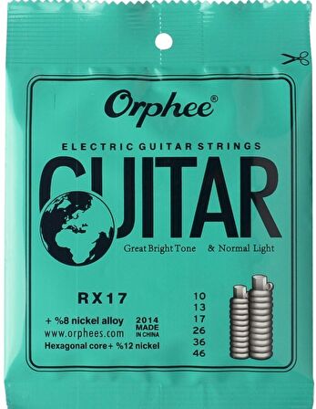 ORPHEE RX17 ELEKTRO GİTAR TELİ TAKIM 010-046