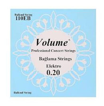 VOLUME 110EB ELEKTRO BAĞLAMA TELİ 0.20