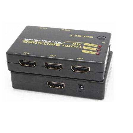 Hdmi Switch 5 Port Çoklayıcı Kumandalı 4k Ultra Hd Destekli Switch