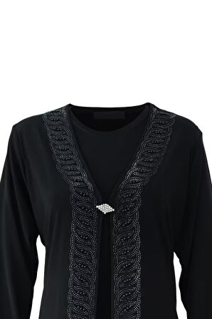 Oppland Kadın Boydan Elbise Özel Düğünlük Likralı Sandy Kumaş Hanedan Model Bisiklet Yakalı Rahat