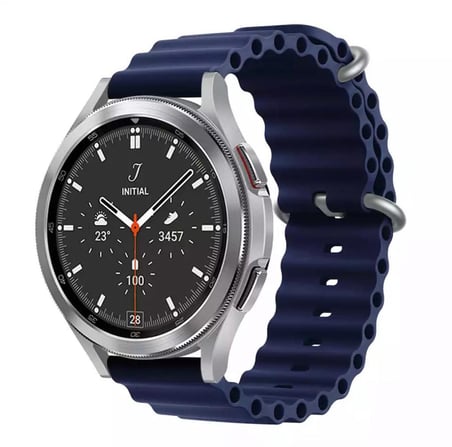 Huawei Watch Gt/gt2/gt2 Pro/gt3/gt3 Pro/haylou Ls05 Uyumlu 46Mm Silikon Kordon Ocean Kayış