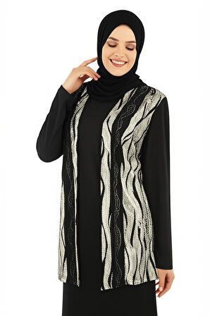 Oppland Kadın Boydan Elbise Özel Düğünlük Likralı Sandy Kumaş Osmanlı Model Bisiklet Yakalı Rahat