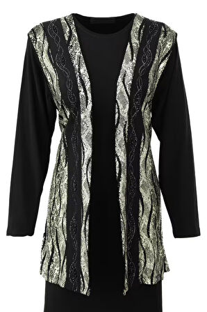 Oppland Kadın Boydan Elbise Özel Düğünlük Likralı Sandy Kumaş Osmanlı Model Bisiklet Yakalı Rahat