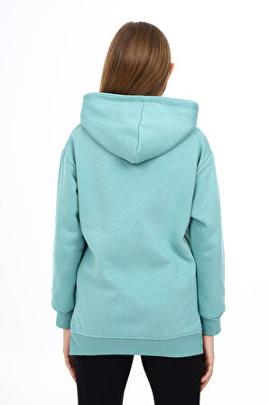 Kız Çocuk Kapüşonlu Sweatshirt Hoodie  7-13 Yaş Lx290