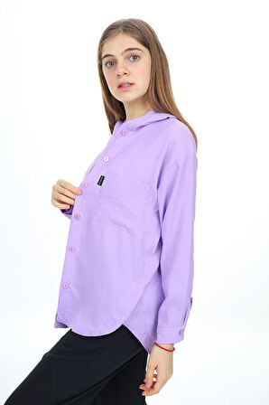 Kız Çocuk Kapüşonlu Gömlekli Takım 8-14 Yaş Lx309