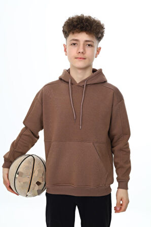 Erkek Çocuk Kapüşonlu 3 İplik Sweatshirt Px7141.1