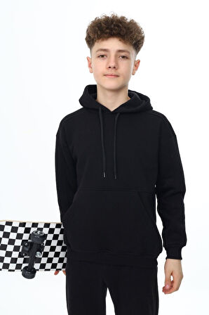 Erkek Çocuk Kapüşonlu 3 İplik Sweatshirt Px7141.4