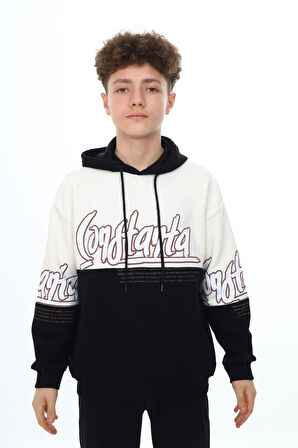 Erkek Çocuk Oversize Sweatshirt Hoodie Px7170.3