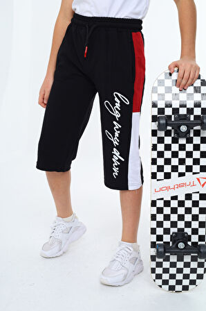 Erkek Çocuk Garni Detaylı Kapri Alt 12204