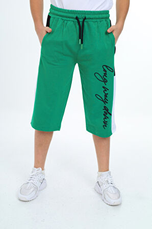 Erkek Çocuk Garni Detaylı Kapri Alt 12204