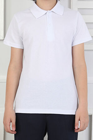 2'li T-Shirt Kız Çocuk %100 Pamuk Okul Tarz 5-13 Yaş 12278