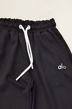 Kız Çocuk Doble Face Kumaş Geniş Paça Eşofman Alt 10-15 Yaş 12318