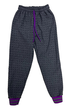 Kız Çocuk Papatya Nakışlı Ribana Detaylı 3 İplik Alt- Üst Takım 12322