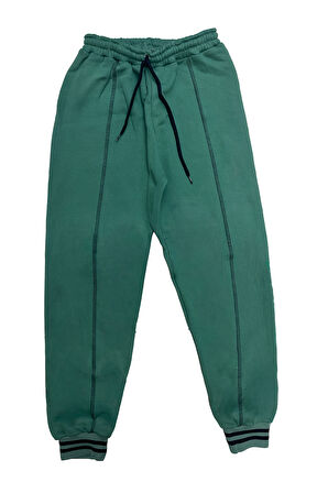 Kız Çocuk Kapüşonlu Papatya Nakışlı Taş Süslemeli 3 İplik Alt- Üst Takım 12323