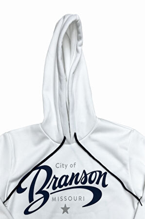 Kız Çocuk 3 İplik Kapüşonlu Kanguru Cepli Ribana ve Baskı Detaylı Sweatshirt 12331