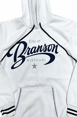 Kız Çocuk 3 İplik Kapüşonlu Kanguru Cepli Ribana ve Baskı Detaylı Sweatshirt 12331