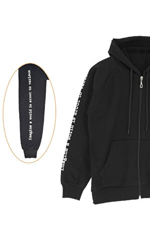 Kız Çocuk Hırka 2 İplik Fermuarlı Kapüşonlu 12-16 Yaş 12380