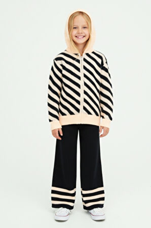 Kız Çocuk Triko 2'li Alt-Üst Takım (Hırka ve Alt)  10-15 Yaş 12431