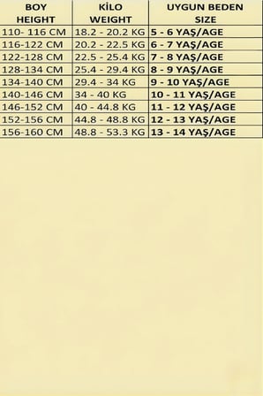 Kız Çocuk Mayo Takımı-Kısa Kollu Yazı Baskılı ve Şortlu 5-14 Yaş 12625B