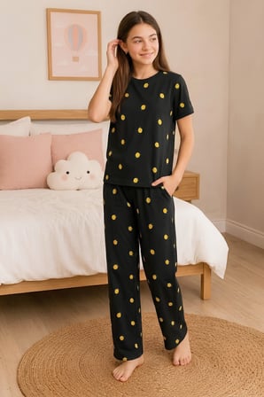 Kız Çocuk Milan Kumaş Pijama Takımı 8-16 Yaş 12700HC