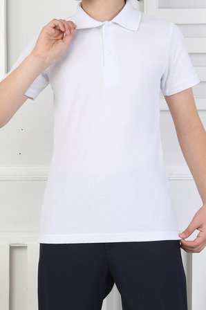 2'li T-Shirt Kız Çocuk %100 Pamuk Okul Tarz 5-13 Yaş 12278