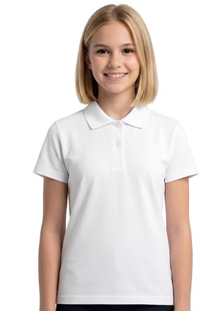 %100 Pamuk ve Okul Tarz T-Shirt Kız Çocuk 5-16 Yaş 12728AT