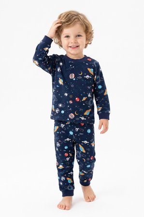 Erkek Çocuk %100 Pamuk Pijama Takımı 9-36Ay 12737IS