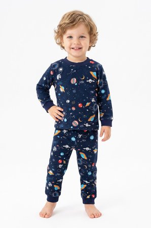 Erkek Çocuk %100 Pamuk Pijama Takımı 9-36Ay 12737IS