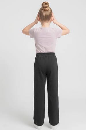 Kız Çocuk Okul Pantolonu Beli Lastikli+Kordonlu+2 İplik 9-15 Yaş 12769AT